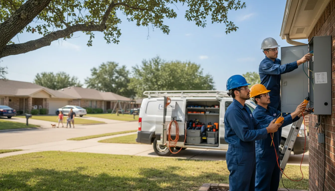 Certified electrician providing emergency electrical services in Piqua, KS